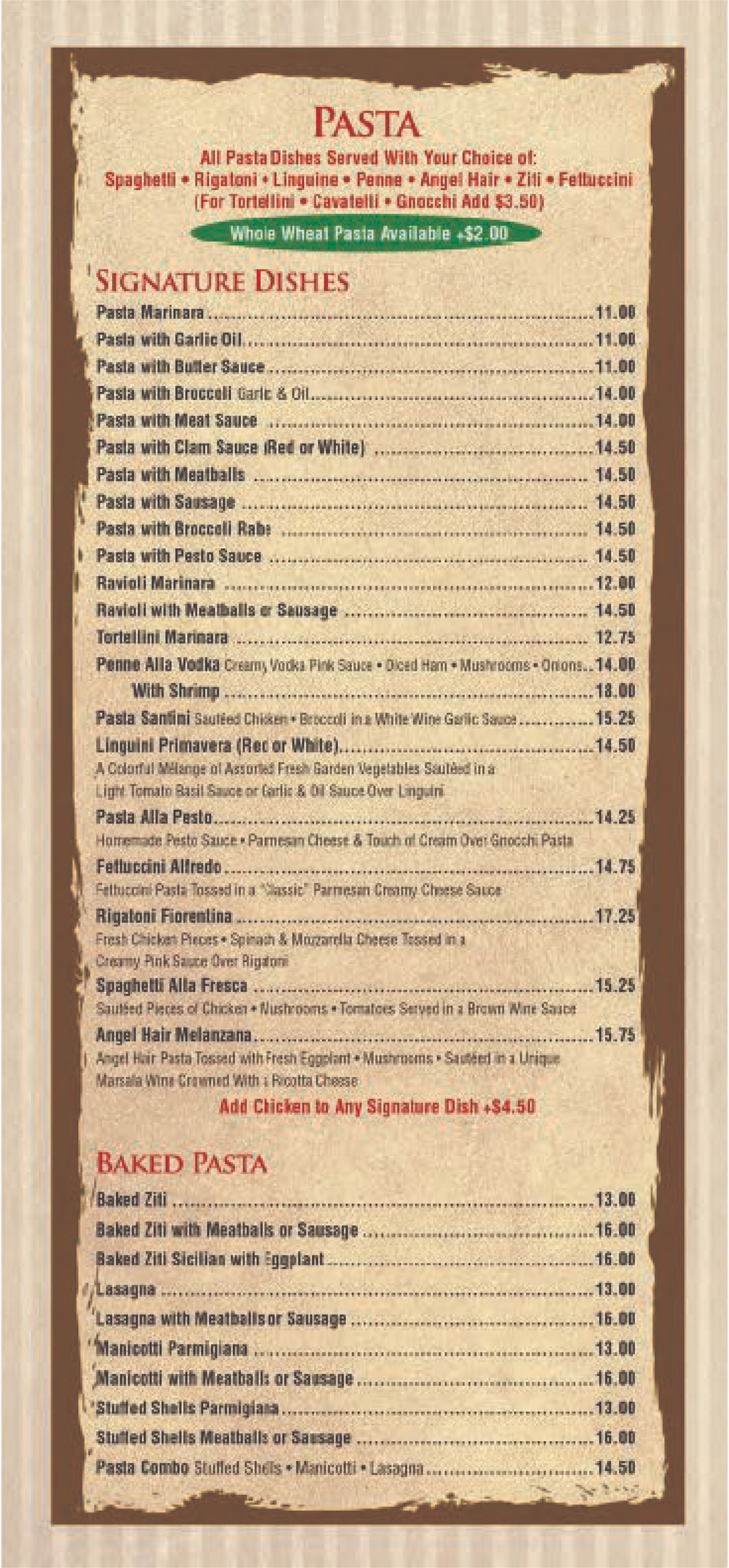 Our Foods